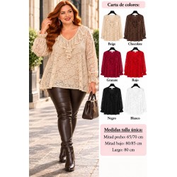 Blusa Encaje Floral